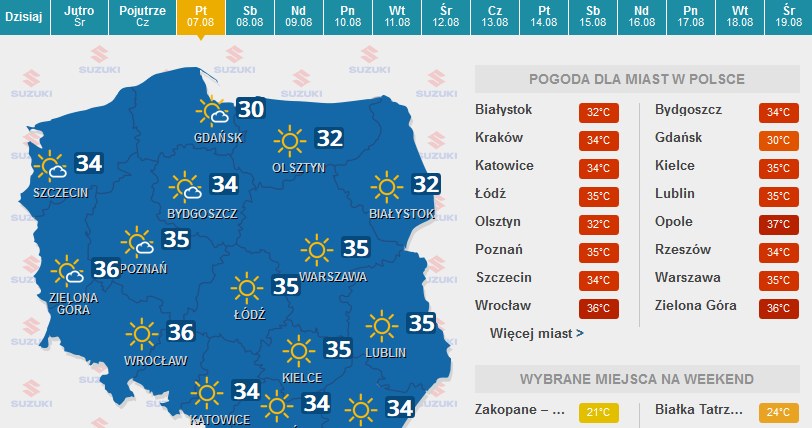 Piątek /INTERIA.PL
