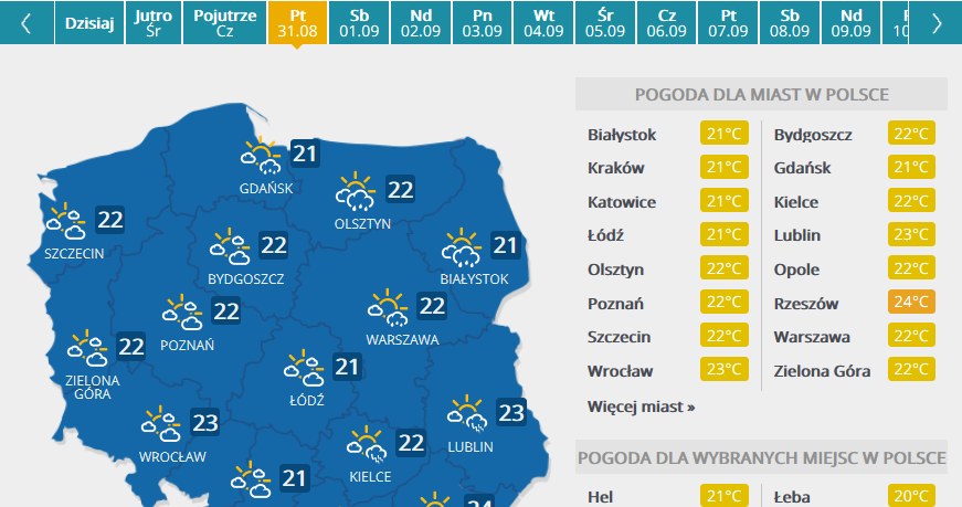 Piątek /INTERIA.PL