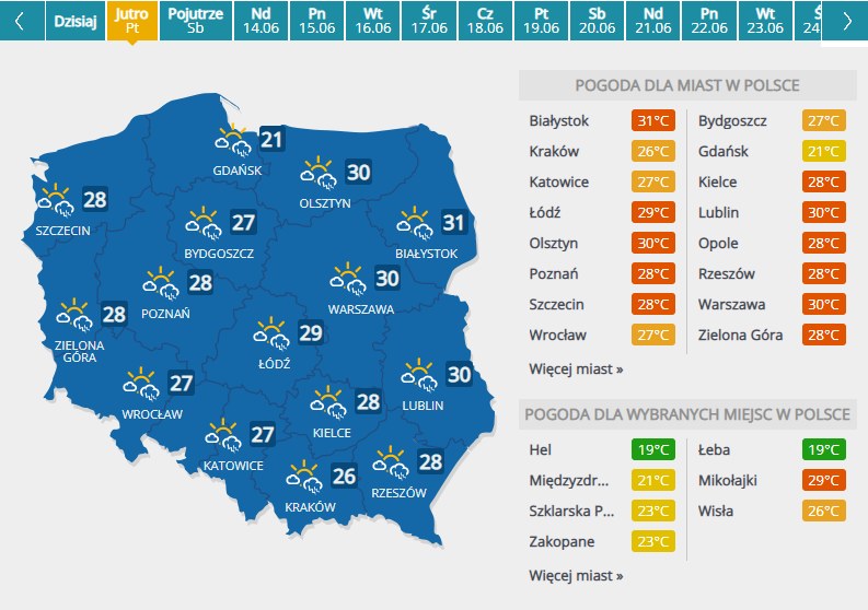 Piątek /INTERIA.PL