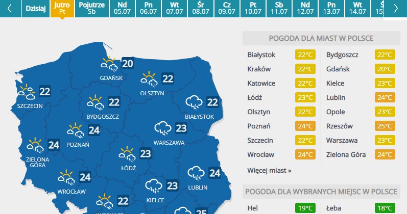 Piątek /INTERIA.PL