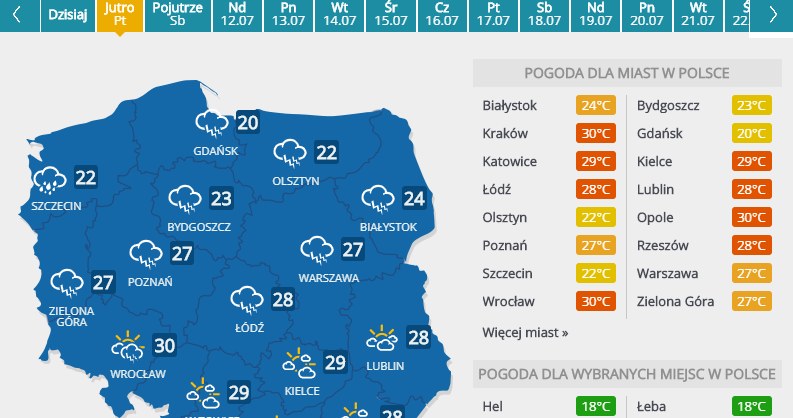Piątek /INTERIA.PL