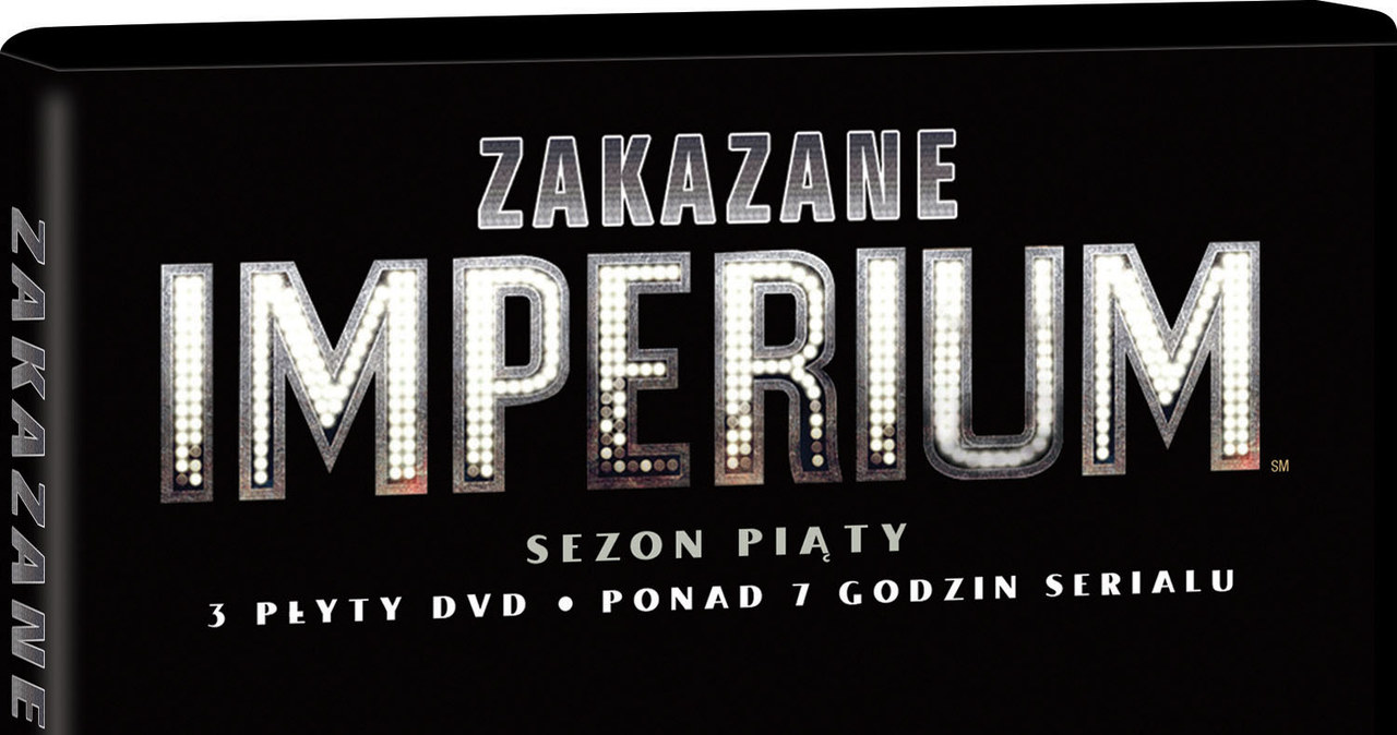 Piąty sezon serialu „Zakazane imperium” w 3-dyskowym wydaniu DVD /materiały dystrybutora