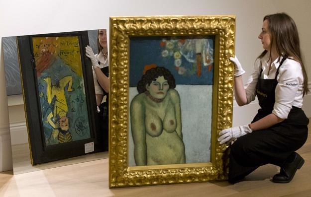 Picasso namalował "La Gommeuse" w 1901 r., kiedy miał zaledwie 19 lat /AFP