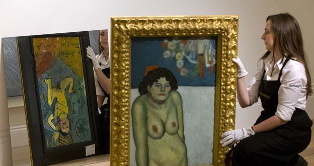 Picasso namalował "La Gommeuse" w 1901 r., kiedy miał zaledwie 19 lat /AFP
