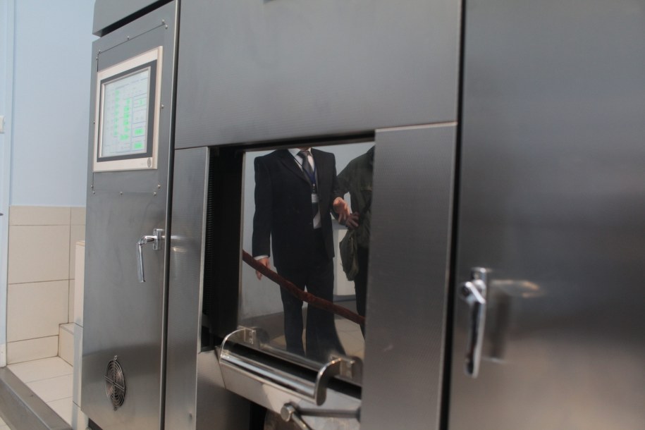 Piec krematoryjny /Jakub Kaminski /PAP