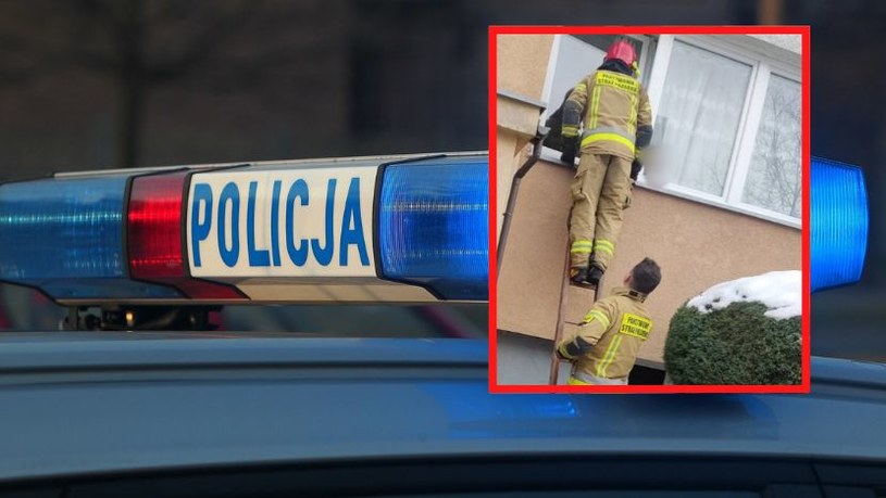 Pięciolatek stał zapłakany w oknie - zareagował przechodzień, który wezwał służby /Stanisław Kowalczuk / East News ; dolnoslaska.policja.gov /