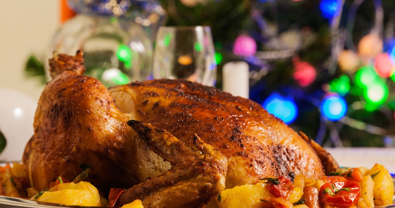 Pieczona gęś świetnie sprawdzi się na świąteczny obiad /Fotek /123RF/PICSEL