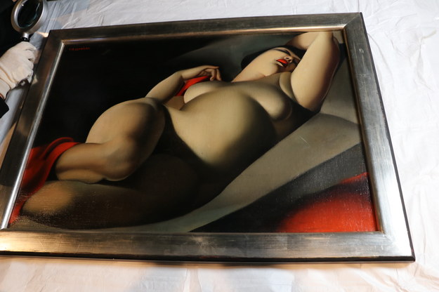 "Piękna Rafaela", obraz Tamary Łempickiej z 1927 roku /Józef Polewka /RMF24