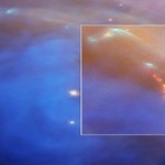 Piękno Mgławicy Biegnący Człowiek z teleskopu Hubble'a