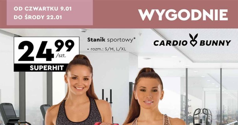 Piękny komplet Cardio Bunny w Biedronce /Biedronka /INTERIA.PL