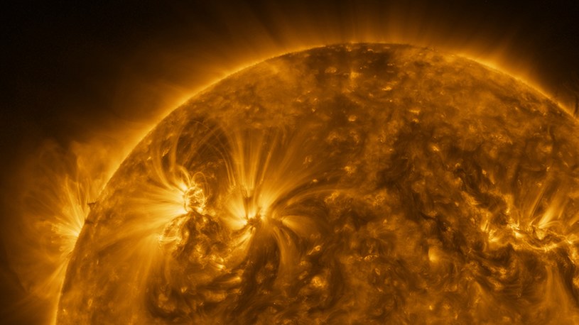 Piękny obraz Słońca z sondy Solar Orbiter /ESA /materiały prasowe