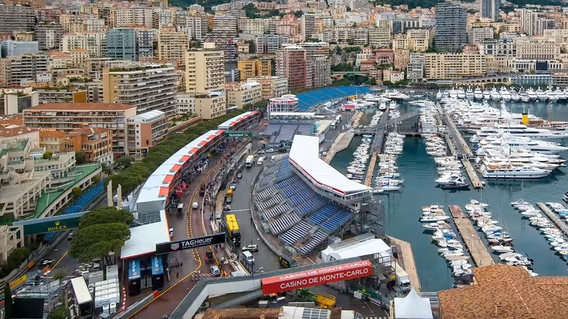Piękny timelapse ukazujący, jak Księstwo Monako zmienia się w tor wyścigowy F1 /Geekweek