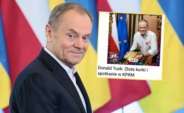 "Piękny wynik" na WOŚP. Rekordowa suma za złote korki Donalda Tuska 