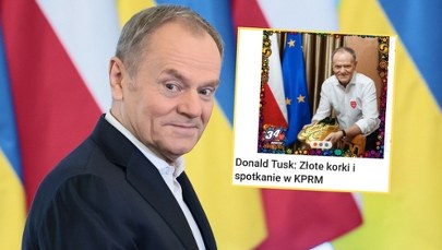 "Piękny wynik" na WOŚP. Rekordowa suma za złote korki Donalda Tuska 