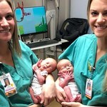 Pielęgniarki przyjęły poród bliźniaczek. A same są identycznymi siostrami!