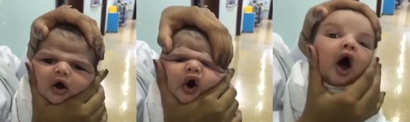 Pielęgniarki urządziły sobie zabawę kosztem noworodka /YouTube