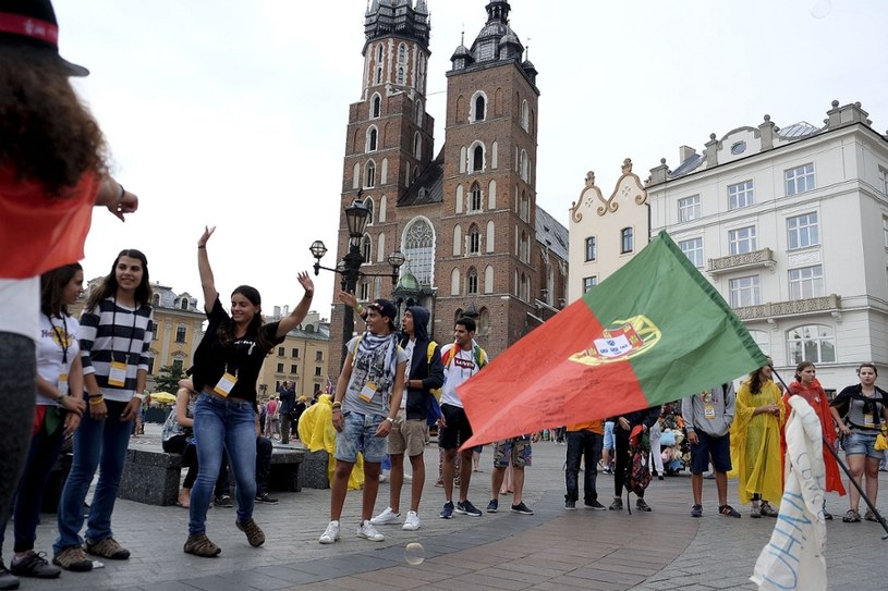 Pielgrzymi opanowali Kraków /Paweł Krawczyk /INTERIA.PL