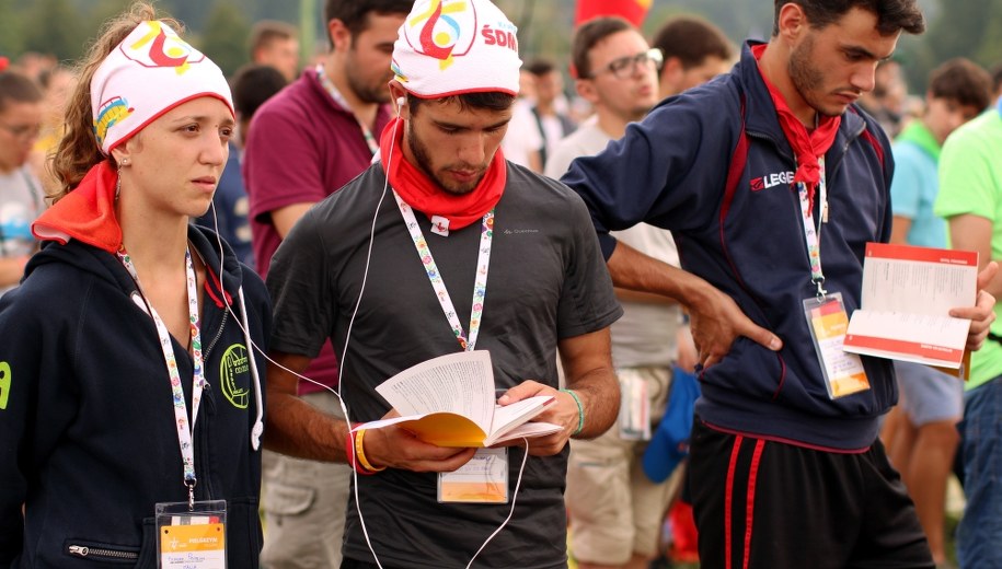 Pielgrzymi w Krakowie /Stanisław Rozpędzik /PAP