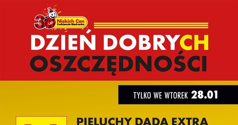 Pieluchy Dada 1+1 gratis /Biedronka /INTERIA.PL