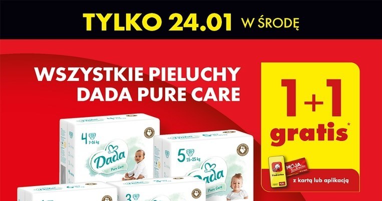 Pieluchy Dada za darmo przez jeden dzień! /Biedronka /INTERIA.PL