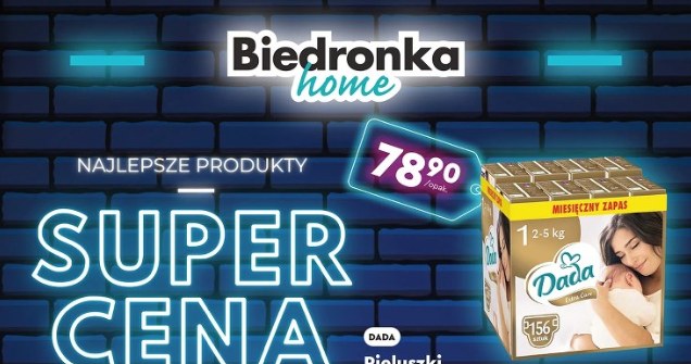 Pieluszki Dada taniej niż zwykle w Biedronka Home /Biedronka Home /INTERIA.PL