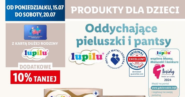 Pieluszki taniej w Lidlu! /Lidl /INTERIA.PL