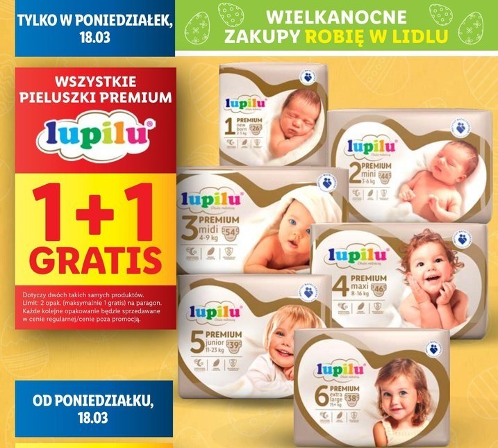 Pieluszki za darmo w Lidlu /Lidl /INTERIA.PL