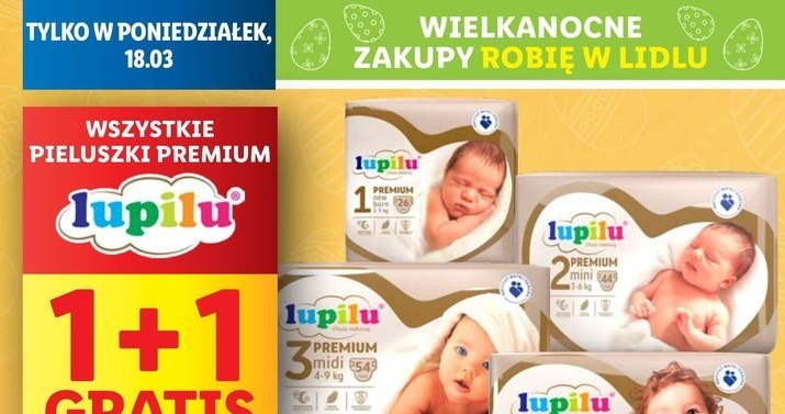 Pieluszki za darmo w Lidlu /Lidl /INTERIA.PL