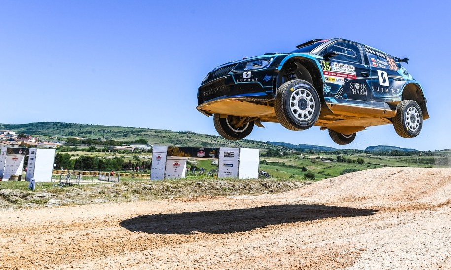 Pieniążek na trasie rajdu /Paweł Skraba /Materiały prasowe