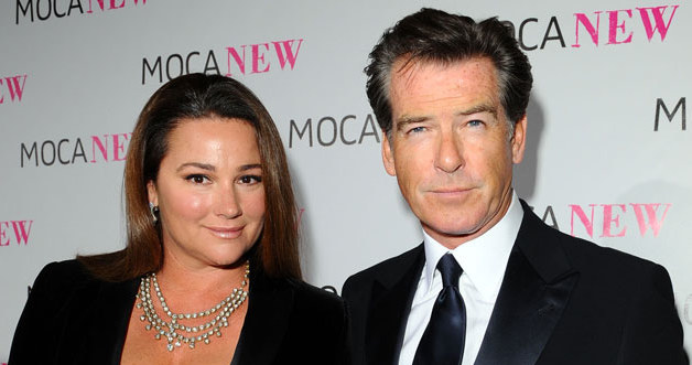 Pierce Brosnan z żoną, fot. Michael Caulfield &nbsp; /Getty Images/Flash Press Media