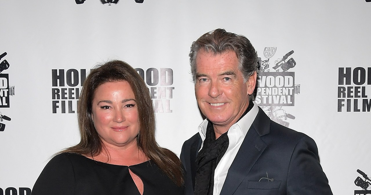 Pierce Brosnan z żoną Keely Shaye Smith kiedyś /Charley Gallay /Getty Images