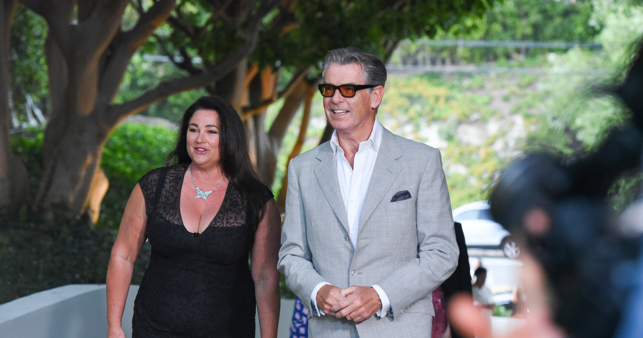 Pierce Brosnan z żoną Keely Shaye Smith /Presley Ann/Patrick McMullan  /Getty Images