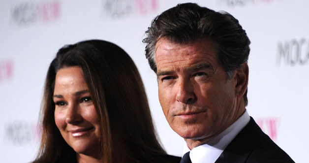 Pierce Brosnan z żoną /Frazer Harrison /Getty Images