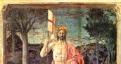 Piero della Francesca, Zmartwychwstanie, 1463, fresk /Encyklopedia Internautica