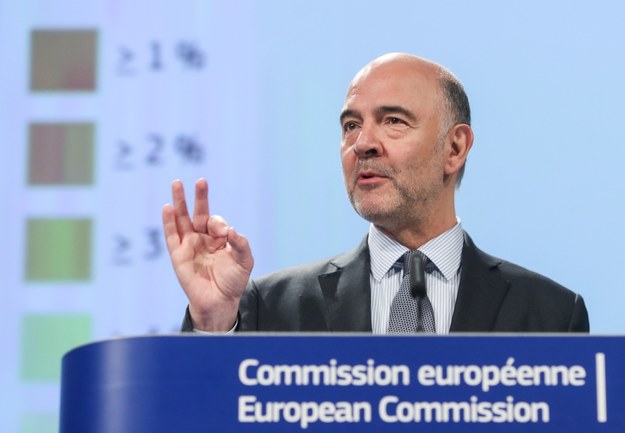 Pierre Moscovici /STEPHANIE LECOCQ  /PAP/EPA