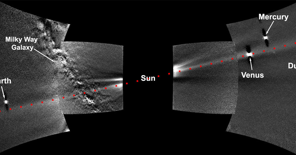 Pierścień pyłowy wokół Wenus /NASA