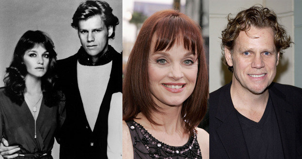 Pierwsi odtwórcy ról Fallon (Pamela Sue Martin) i Stevena (Al Corley) kiedyś i obecnie. /Kevin Winter, Bryan Williams/ AKPA /Getty Images