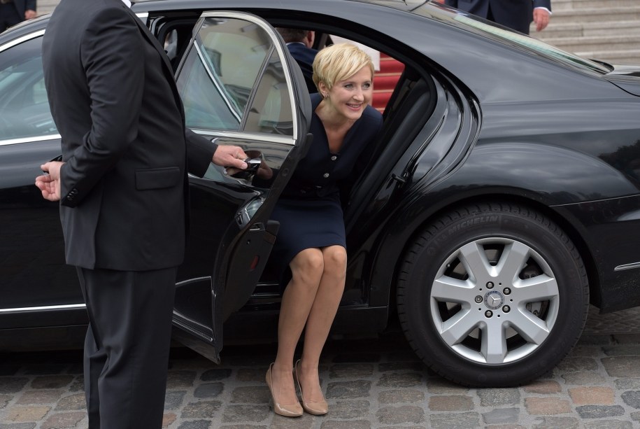 Pierwsza dama Agata Kornhauser-Duda w Berlinie /PAP/EPA/RAINER JENSEN /PAP/EPA