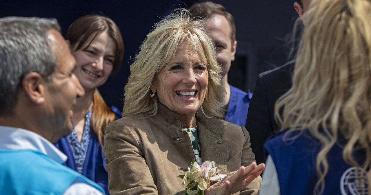 Pierwsza dama USA Jill Biden odwiedziła Ukrainę