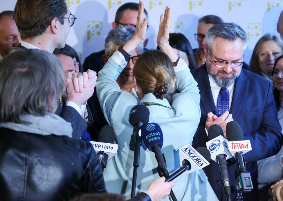 Pierwsza konferencja prasowa nowej przewodniczącej Polski 2050 Katarzyny Pełczynskiej-Nałęcz w warszawskiej kawiarni Czytelnik, 2 lutego 2026 /Wojciech Olkusnik/East News/  /East News