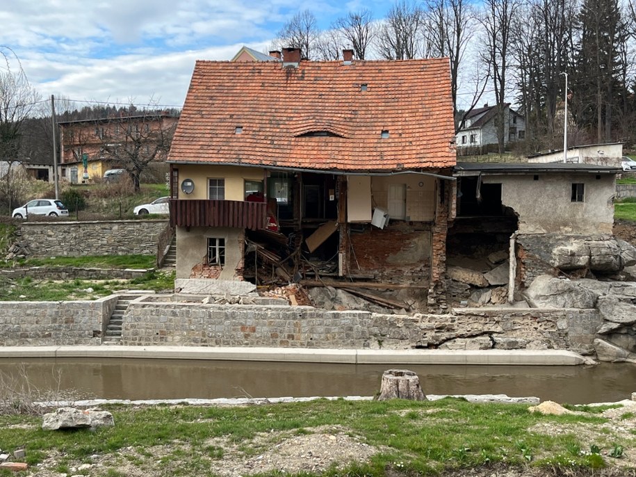 Pierwsza linia brzegowa w Lądku-Zdroju /Martyna Czerwińska /RMF FM