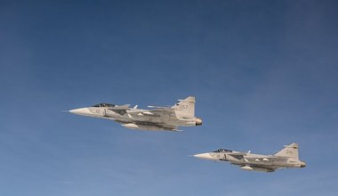 Pierwsza misja Gripenów w Polsce. Przechwyciły samolot Rosjan