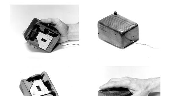 Pierwsza myszka komputerowa na świecie - oryginalny pomysł Douglasa Engelbarta                     Fot. SRI International /materiały prasowe