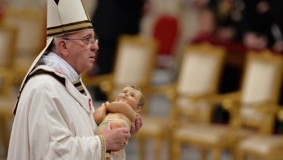 Pierwsza pasterka papieża Franciszka w Watykanie 