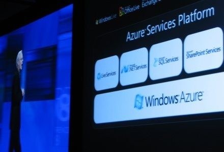 Pierwsza prezentacja Windows Azure - Los Angeles, listopad /INTERIA.PL