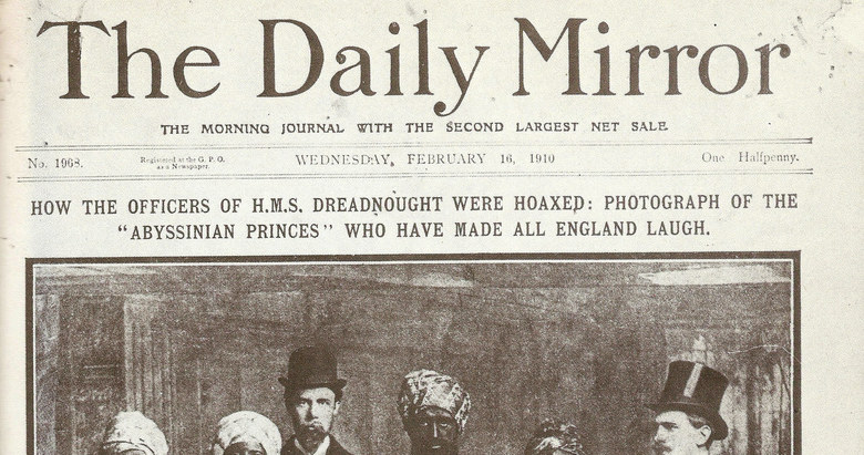 Pierwsza strona "Daily Mirror" z 1910 roku /British Museum /materiały prasowe