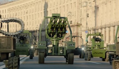 Pierwsza taka parada na świecie. Ukraina pokazała swoją armię robotów