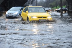 Pierwsza wiosenna burza nad Warszawą