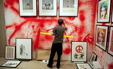 Pierwsza wystawa Banksy'ego. Autor nie wyraził na nią zgody