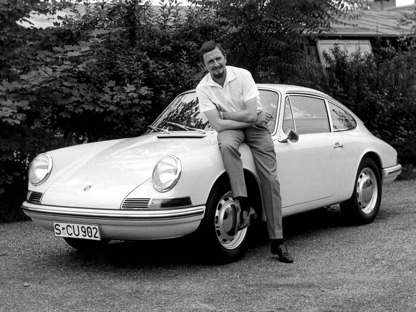 Pierwsze „911” – a dokładniej jeszcze „901” – i człowiek, który zaprojektował jego karoserię: Ferdinand Alexander Porsche. /Porsche